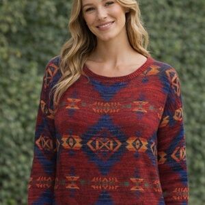 Ralph Lauren sweater denim &‎ supply knit southwestern small vintage